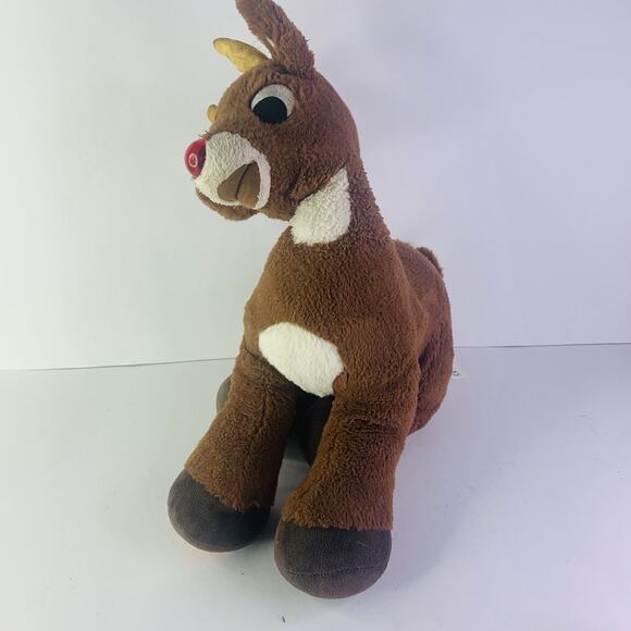 Build-A-Bear Workshop Other - Build A Bear 15" Rudolph The Red Nose Reindeer Plush 2014 Light Not Working